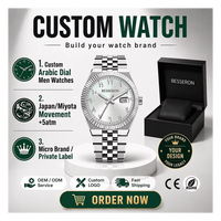 Montre en quartz personnalisée pour hommes, acier inoxydable, mouvement japonais, bracelet interchangeable, fournisseur de montres à marque privée pour les nouvelles marques
