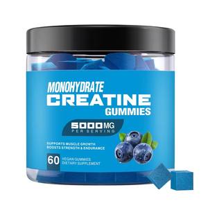 Gummies di Creatina Monoidrato Pre-Allenamento Sport Private Label OEM Energia Extra Forza Integratore da 5000mg per la Crescita Muscolare - Product Image 1