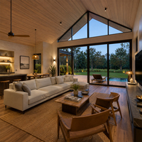Casa Prefabricada de Acabado de Lujo, Estructura LGS Móvil, Cabaña, Mini Casa Tipo Cápsula, con Certificación Estándar AU NZ US EN