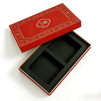 Boîte cadeau cosmétique de luxe - Boîte en carton à deux pièces avec couvercle et base, finition mate et gaufrage