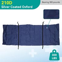 Sac de conservation de cadavre étanche pour enterrage, bleu, 210x75cm, poche de secours pour morgue, extérieur, catastrophe, civière combinée