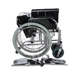 Fauteuil roulant manuel Hiroka Yasu HJK-W951AC-56 pliable avec accoudoirs réglables pour personnes âgées et handicapées - Product Image 3