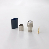 Connecteur coaxial RF TNC mâle à sertir pour câble RG8