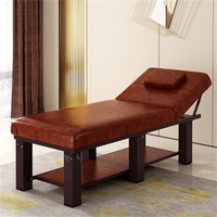 Fauteuil de beauté en cuir noir de haute qualité pour salon, table de massage et lit de soin pour cils