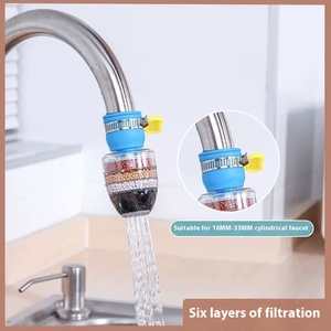 Modern Splash Head Kitchen Water Purification Filter Retractable Rotating Belt Medical Stone Water-Saving <b>Shower</b> Artifact - Product Image 4