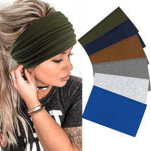 عصابة شعر كبيرة للغاية للنساء بوهو عصابة عمامة يوجا عريض ملتوية عقال عريض إكسسوارات نسائية عصابة رأس لغسيل الوجه - Product Image 6