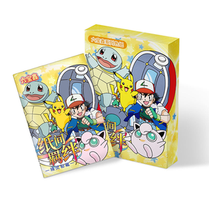 Paquete de 90 Tarjetas de Papel con Impresión de Pokémon Firmadas por <span class=keywords><strong>el</strong></span> Artista Liubaoxin, Juegos de Cartas, Tienda de Anime, Sala de Transmisión en Vivo, Caja Sorpresa, Juguetes para Niños, Regalos - Product Image 2