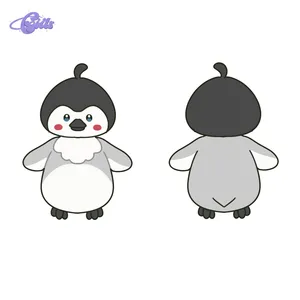 Personnalité personnalisée OEM ODM de haute qualité adorable cadeau d'entreprise créatif pour enfants en peluche figurines de pingouin violent en peluche