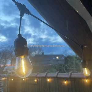 Guirnalda de Luces LED para Exteriores de 2700 2200 <span class=keywords><strong>Kelvin</strong></span>, 10 15 20 Metros, Personalizada, Resistente al Agua, Cadena de Luces Decorativas Conectables S14 - Product Image 4