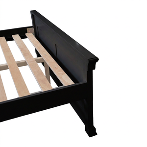 Cadre de lit durable en Radiata/MDF – Style classique intemporel avec un excellent soutien, disponible en noir et blanc et en différentes tailles - Product Image 4