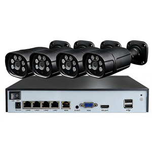 Kit de Vigilância CCTV POE <span class=keywords><strong>NVR</strong></span> Xiongmai de 4 Canais 4K 8MP com Câmera Bullet Externa Preta e Fontes de Luz Duplas - Product Image 5