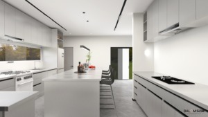 Armoire de rangement pour garde-manger de cuisine Armoire de buffet de cuisine haute Armoire de garde-manger pour aliments avec étagères pour salle à manger - Product Image 5