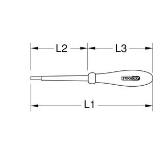 KS TOOLS Aislamiento protector de destornillador hexagonal, 4mm - Product Image 4