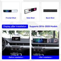 MOOKAKA Dual 12.3 inci Android 14 untuk Audi Q7 2016-2020 Car Stereo Multimedia GPS Navi Wireless CarPlay Head Unit dengan WiFi 4G