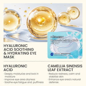 KORMESIC Vente en gros 7,5g Masque Patch Contour des Yeux Hydratant Apaisant Nourrissant à l'Aloe Vera, Or 24K, Acide Hyaluronique et Rose Anti-rides - Product Image 4