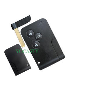 Funda para llave de tarjeta, funda para llave de coche remota para Renault Scenic II Megane II Grand Scenic II 3 botones 2003-2008 - Product Image 1