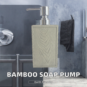 Ceramic Classic Soap <b>Dispenser</b> Lotion <b>Shampoo</b> <b>Bottle</b> Holder Customized Shape Kitchen Eco-Friendly Four-piece Set 360 Degree - Product Image 2