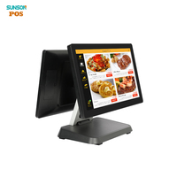 Système de point de vente (PDV) pour restaurant Sunson Windows PC avec écran tactile capacitif 10 points, processeur Intel Core i5, 8 Go/128 Go, garantie de 3 ans