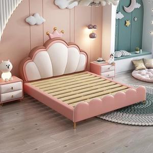 <span class=keywords><strong>Lit</strong></span> <span class=keywords><strong>suspendu</strong></span> pour enfants <span class=keywords><strong>de</strong></span> style crème <span class=keywords><strong>avec</strong></span> lumière, lumière douce moderne pour filles et garçons, <span class=keywords><strong>lit</strong></span> double luxueux - Product Image 2