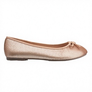 Zapatos Planos de Ballet con Punta Redonda y Lazo de Satén, con Lentejuelas, Plantilla de Piel Suave, Estilo Otoñal para Mujer - Product Image 2