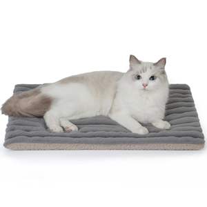 Wasbare Huisdieren Krat Pad Voor Binnen Buitenshuis Gebruik Omkeerbaar Tweezijdig Gebruik Zelfverwarming Mat Voor Katten En Honden Zelfverwarmend Kattenbed - Product Image 1