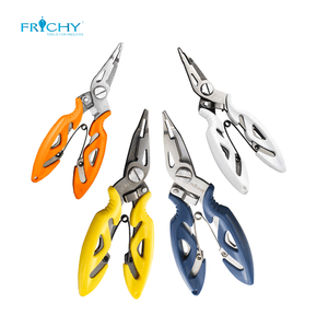 X408 Acero inoxidable TPR mango 4 Uds carpa portátil multifuncional línea de pesca anillo dividido alicates Fish Lip Gripper Tool Set - Product Image 1
