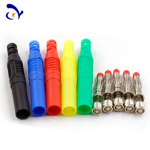 Amass 25.503 Kupfer-Bananenstecker im Montage-Stil, 4mm, Vollständig Isoliert, Sicherheitsabgeschirmter Stecker für DIY-Messleitungen - Product Image 3