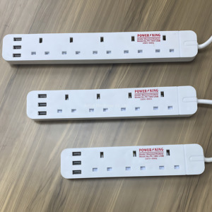 Power Strip với mở rộng dây và ổ cắm, Châu phi tiêu chuẩn Anh cắm 13A 3-mét Chiều dài phích cắm với <span class=keywords><strong>USB</strong></span> và Type-C - Product Image 5