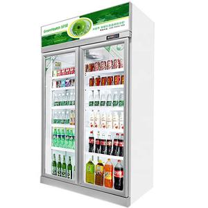 Réfrigérateur de supermarché avec porte vitrée verticale pour boissons Réfrigérateur Réfrigérateur - Product Image 1