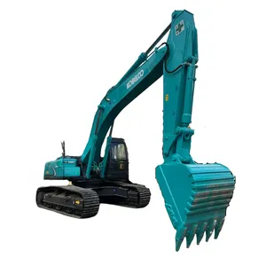 Escavadeira de esteira hidráulica Kobelco SK350 usada, equipamento grande Kobelco, bom estado de funcionamento, usada, Kobelco SK 350 jap