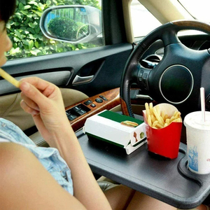 Wholesale Interior Parts Portable <b>Car</b> Laptop Computer Desk Mount Stand Eat Work Steering Wheel Dining <b>Table</b> BracketDrink Food - Product Image 4