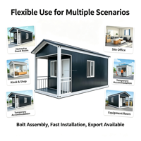 Conteneur A-Frame 20 pieds portable pour toilettes, douche, supermarché, bureau, logement et cuisine