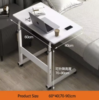 Meja Samping yang Dapat Disesuaikan Ketinggiannya untuk Ruang Tamu, Meja Laptop MDF, Meja Rumah yang Dapat Disesuaikan, Meja Samping Tempat Tidur, Meja Komputer, Meja Tulis