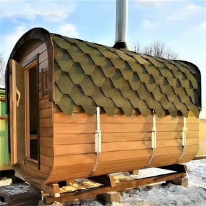 Sauna Infrarroja Cúbica <span class=keywords><strong>para</strong></span> 4-6 Personas, con Calentador Eléctrico, Puerta de Vidrio Templado, Bajo EMF y Ecológica, Cabina de Vapor <span class=keywords><strong>para</strong></span> el Hogar - Product Image 1