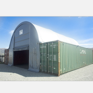 Garaje portátil personalizable Fácil instalación Marco de acero galvanizado en caliente Carga de viento Material de madera de PVC Cocheras Lona Refugio de automóviles - Product Image 1