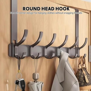 Crochets muraux ronds en bois pour manteaux, étagères murales flottantes, patères pour salle de bain, organisateur d'entrée - Product Image 1