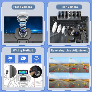 Caméra embarquée 10,26 pouces sans fil <span class=keywords><strong>CarPlay</strong></span> Android Auto Tableau de bord de voiture 2 canaux 4k Écran <span class=keywords><strong>CarPlay</strong></span> Caméra avant et arrière avec vision arrière - Product Image 6