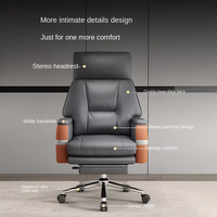 Mobilier de bureau moderne et luxueux de haute qualité Chaise élévatrice PDG Patron Directeurs de direction Chaise en cuir artificiel