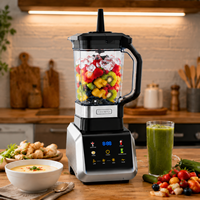 Mixeur HGM 3-en-1 pour smoothies et aliments, robot culinaire haute puissance, hachoir et mixeur pour usage intensif, fabrication OEM