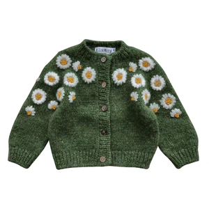 Nette Fabrik Baby Hands tricken Kinder pullover <span class=keywords><strong>Meme</strong></span> Cardigan Girl Pullover für Frühlings strickwaren - Product Image 1