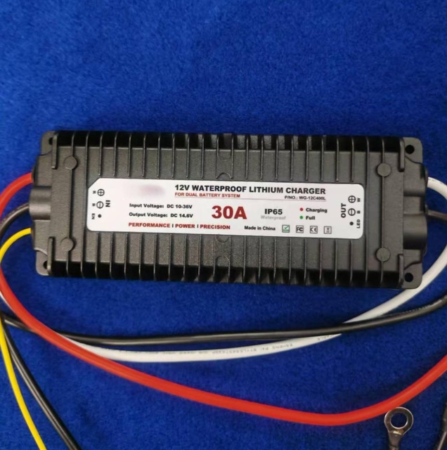 12V24V to 12.6v 14.6V 29.2V 43.8V Waterproof DC DC Lithium Battery Charger 10A 15A 30A 12V RV Charger Power Supply