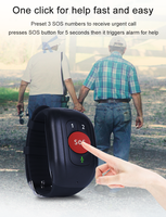 Reloj Inteligente GPS con Botón SOS, Resistente al Agua, con Tarjeta SIM 4G LTE/2G, Compatible con Aplicaciones Android y PC, 1 Año de Garantía, el Mejor Regalo para Personas Mayores