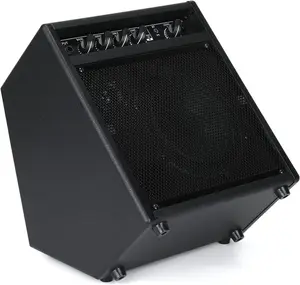 Amplificador de tambor elétrico portátil multifuncional, amplificador de tambor para piano elétrico, amplificador de 25w, alto-falante para prática de guitarra e baixo