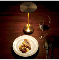 Lampe de Table tactile sans fil minimaliste nordique USB alimentée par batterie Restaurant de luxe moderne lampe de Table LED Rechargeable