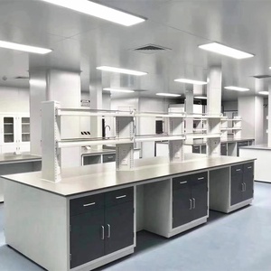 Meuble <span class=keywords><strong>de</strong></span> laboratoire Banc d'îlot <span class=keywords><strong>de</strong></span> haute qualité et durable table centrale en acier résistant à la corrosion et à l'eau - Product Image 5