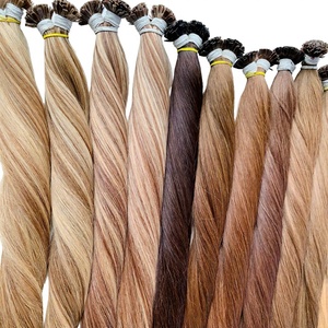 ผมต่อแบบ I-Tip ยี่ห้อ Rusa แบบปลายแบน คุณภาพสูงพิเศษ ผมเวอร์จินเวียดนาม แบบ Double Drawn  ถักด้วยเครื่องจักร  ความยาว 10-34 นิ้ว ขายส่ง - Product Image 3