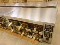 Table chauffante modulaire pour restauration rapide avec plateaux