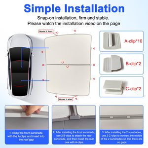 Mise à niveau de toit ouvrant en cristal de glace fendu pour <span class=keywords><strong>Tesla</strong></span> <span class=keywords><strong>Model</strong></span> Y <span class=keywords><strong>3</strong></span> toit voiture <span class=keywords><strong>pare</strong></span>-<span class=keywords><strong>soleil</strong></span> lucarne aveugle ombrage Nano <span class=keywords><strong>pare</strong></span>-<span class=keywords><strong>soleil</strong></span> Net - Product Image 2