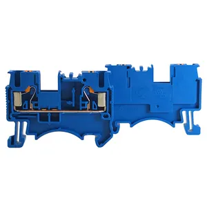 Supplier pull in type DEGSON 6 Colors rail tool-free direct insertion cable wire terminal block