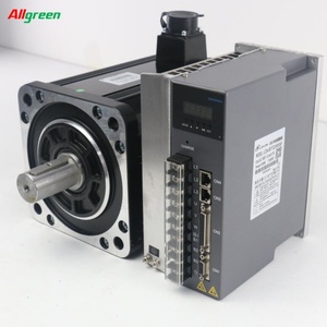 Kit de Motor Servo AC Trifásico Allgreen Servos 380V 5.5KW 1500RPM 35N.m 23bit con Freno 180M35015B+M1534P, Motor Servo de 5kw - Product Image 2